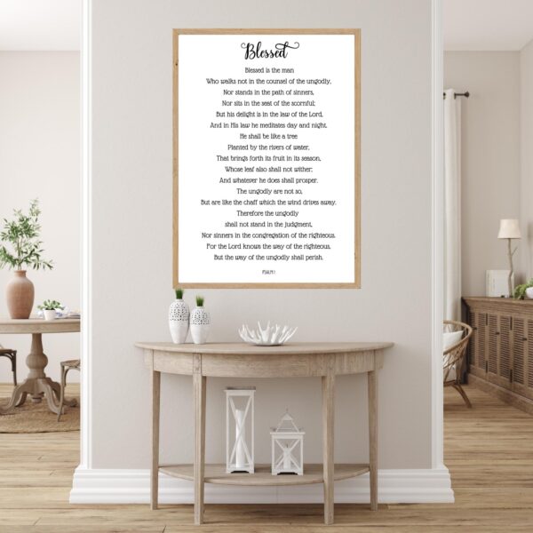 Psalm 1 - Blessed is the man